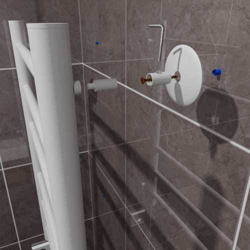 Полотенцесушитель Маргроид Вид 10 10-6040-1049-9016R 43х61 электрический белый матовый - фото 5