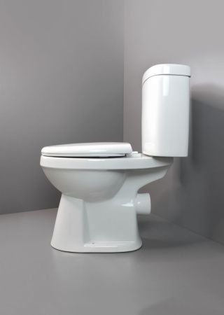 Унитаз напольный с бачком Creo Сeramique PROJECT COMBO-PR1002 белый с сиденьем с микролифт душевой смыв