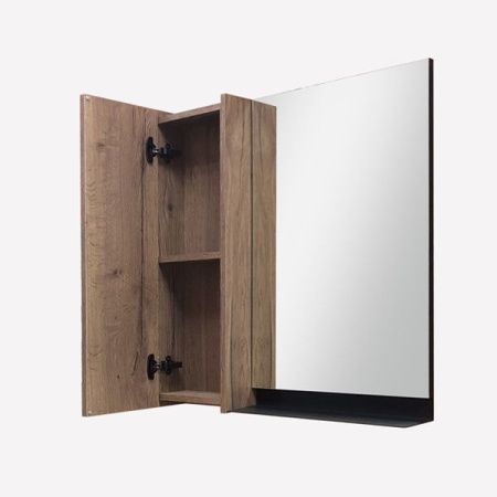 Зеркало-шкаф Comforty Кёльн 00004149061CF 70х80 подвесной цвет коричневый