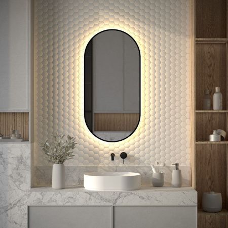 Зеркало с подсветкой Defesto AURA DF 2934 50х100 подвесное