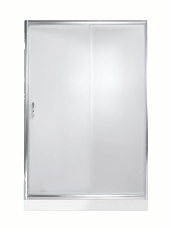 Душевая дверь River BERING 10000000038 130х185 стекло матовое профиль хром матовый