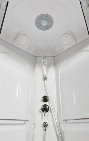 Душевая кабина AvaCan L608 80х80 четверть круга с крышей ориентация универсальная