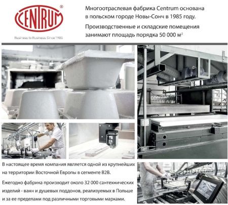 Ванна акриловая C-Bath CBQ014002 180х80 пристенная прямоугольная