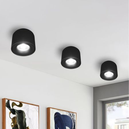 Светильник потолочный Loft It Tictac 10219 Black 4000K