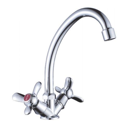 Смеситель для кухни Cron CN4012 на мойку хром - фото 2