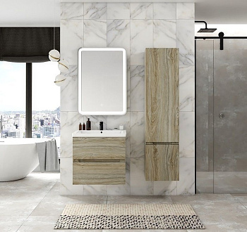 Шкаф-пенал Art&Max TECHNO AM-Techno-1600-AC-SO-LW823-R 40х30х160 подвесной цвет дуб мелфорд