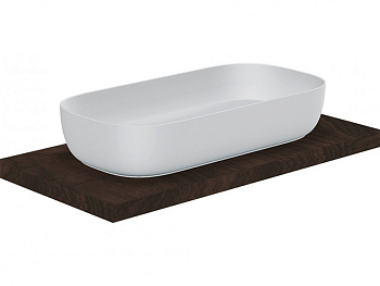 Раковина из санфаянса Scarabeo Glam 1803 76х39 накладная цвет белый