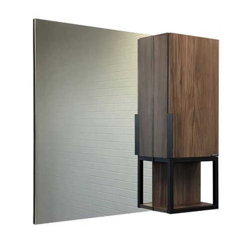 Зеркало-шкаф Comforty Равенна 00-00006656CF 88х16х80 подвесной цвет дуб темно-коричневый
