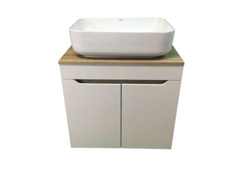 Тумба с раковиной Sintesi STL.W7024_SIN-LVB-APP-409 60х60 подвесная цвет коричневый