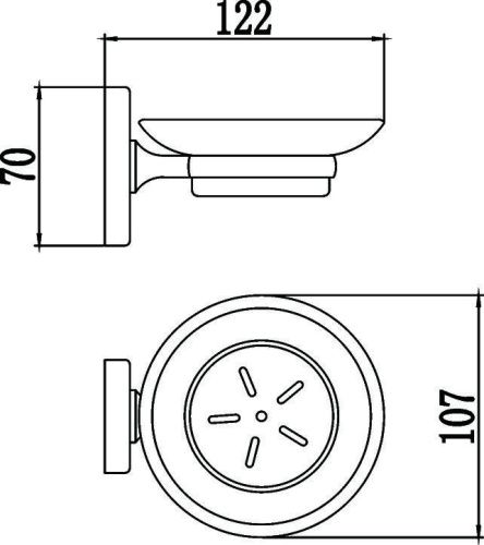 Мыльница Savol S-007059 - фото 3