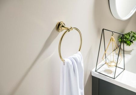 Полотенцедержатель Aquatek КЛАССИК AQ4512PG