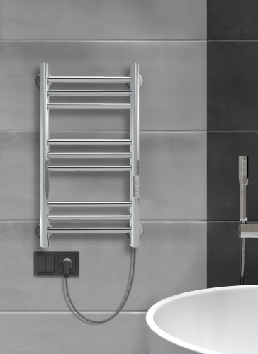 Полотенцесушитель Indigo Line Trinity LСLTE70-30Rt 33х70 электрический хром - фото 5