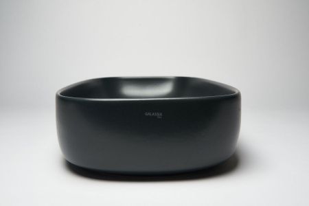 Раковина из сантехнического фарфора Galassia Dream 7300NEMT 70х40 накладная цвет черный