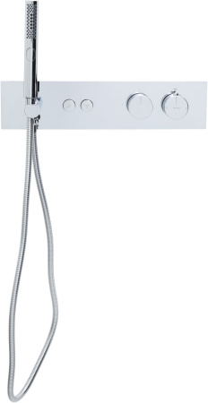 Смеситель для ванны с душем Allen Brau Liberty 5.33010-00 встраиваемый в стену хром с термостатом