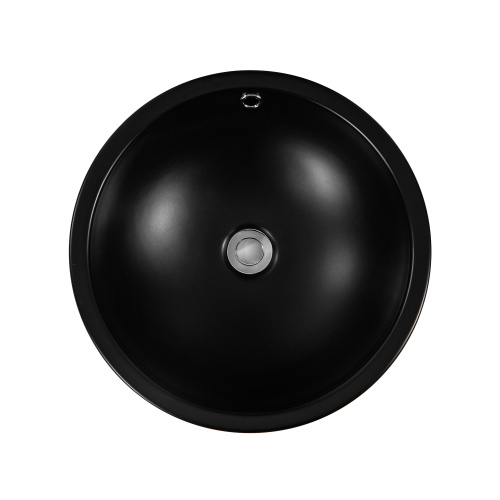 Раковина Aquatek 44 см AQ5354-MB накладная цвет черный матовый - фото 2