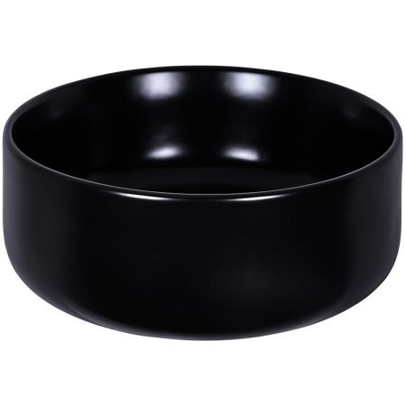 Раковина из сантехнического фарфора Orange B07-345B 30х30 накладная цвет черный