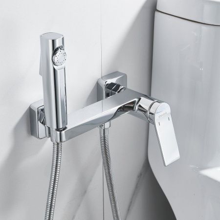 Гигиенический душ со смесителем Shevanik S4105-1 хром