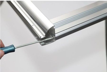 Душевая дверь Aquanet Alfa 00168422 150х200 стекло прозрачное профиль хром