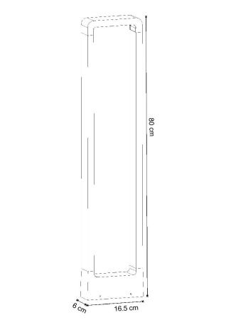 Ландшафтный светильник Arte Lamp Trapezio (Трапезио) A2080PA-1BK