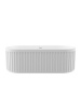 Ванна из искусственного камня Solid Surface BelBagno BOHEME BB-BOHEME-170-75-55-SSB 170х75 отдельностоящая овальная