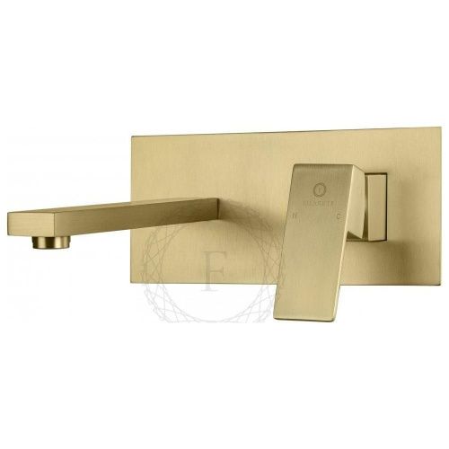 Смеситель для раковины Filarete Fing FL4040MG встраиваемый в стену золото - фото 5