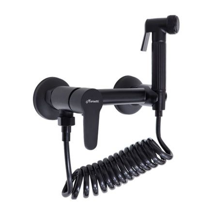 Гигиенический душ со смесителем Maretti Project Black PB30RN69 черный