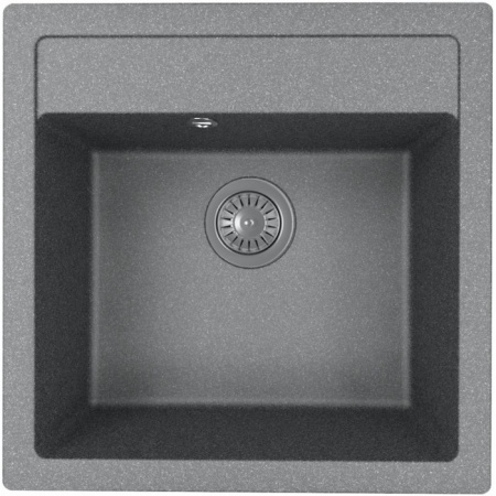 Кухонная мойка Florentina Липси 510 20.450.C0510.102 51х51 цвет черный поверхность матовая
