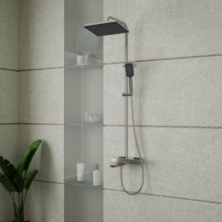 Душевая стойка Rush ST4235-60 настенная цвет хром