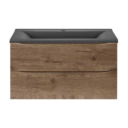 Тумба под раковину Vincea Mia VMC-2MA900VO 90х50 подвесная цвет коричневый