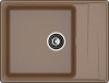 Кухонная мойка Granfest Level LV-660L терракот 66х50 цвет коричневый поверхность матовая