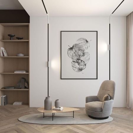 Трековый однофазный светильник Denkirs Smart Linear (Смарт Линеар) DK8015-BK