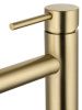 Смеситель для раковины Wonzon & Woghand WW-H1064-BG на столешницу золото