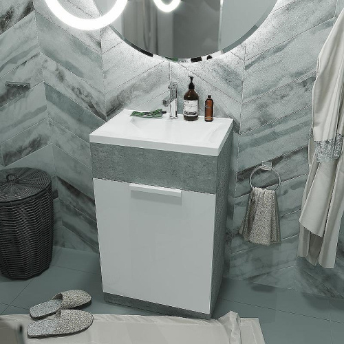 Тумба с раковиной 1MarKa Revo У99085 50х35х85 - фото 3