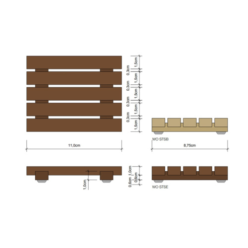 Мыльница Decor Walther Wood 925985 - фото 2