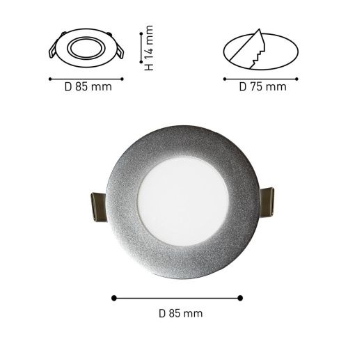 Светильник встраиваемый Favourite Flashled (Фласхлед) 1660-3C - фото 3