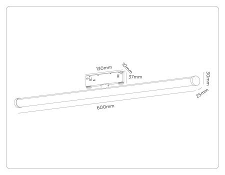 Трековый магнитный светильник Ambrella Light Track System (Трацк Сыстем) GL2375