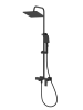 Душевая стойка Rush Thira TR3635-50Black настенная цвет черный