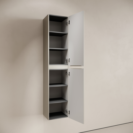 Шкаф-пенал Sancos CODE PCD35GP 40х170 подвесной цвет бежевый/серый