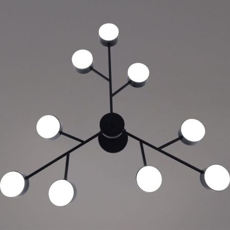 Люстра на штанге Reluce 03726-0.3-09 BK GX53