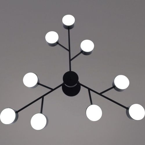 Люстра на штанге Reluce 03726-0.3-09 BK GX53 - фото 3