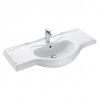 Раковина из сантехнического фарфора Roca America 7327205000 110х50 накладная цвет белый