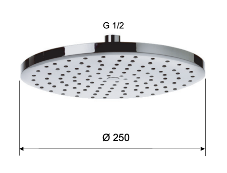 Верхний душ Remer 356MD25X 25х25 хром