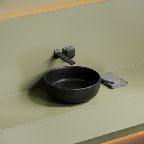 Раковина Ceramica Nova TAYCAN 38 см CN12003MB накладная цвет черный матовый - фото 3