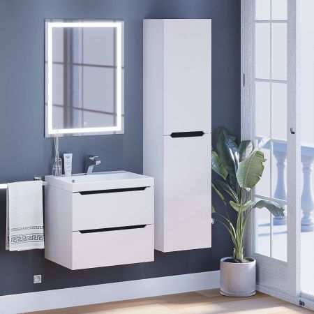 Шкаф-пенал Uperwood Tanos 29102022511 30х150 подвесной цвет белый