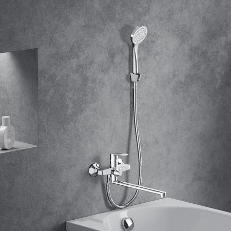 Смеситель для ванны и душа Damixa Eclipse 2.0 489500000 настенный хром