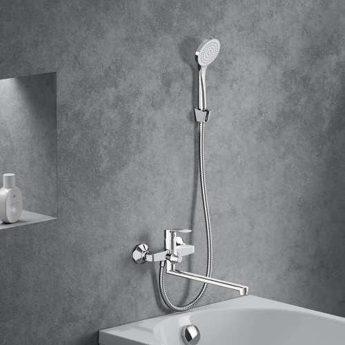 Смеситель для ванны и душа Damixa Eclipse 2.0 489500000 настенный хром без термостата - фото 4