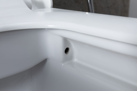 Чаша унитаза подвесная Allen Brau Infinity 4.21011.20 цвет белый без сиденья безободковая каскадный смыв