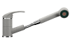 Смеситель для кухни Ulgran Classic U-002-310 на мойку серый
