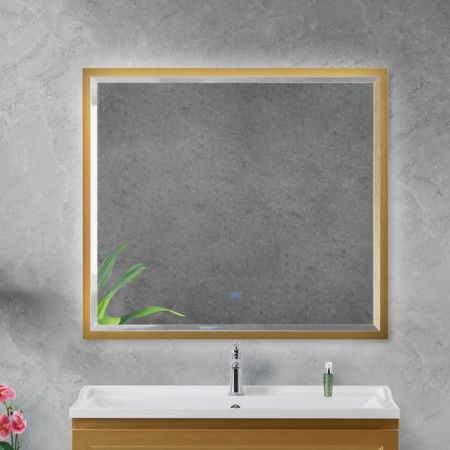 Зеркало с подсветкой и антизапотеванием Cezares CZR-SPC-INT-1000-900-LED-TCH-WARM-BORO 100х90 подвесное