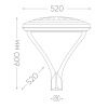 Уличный светильник Feron SP7020 48439
